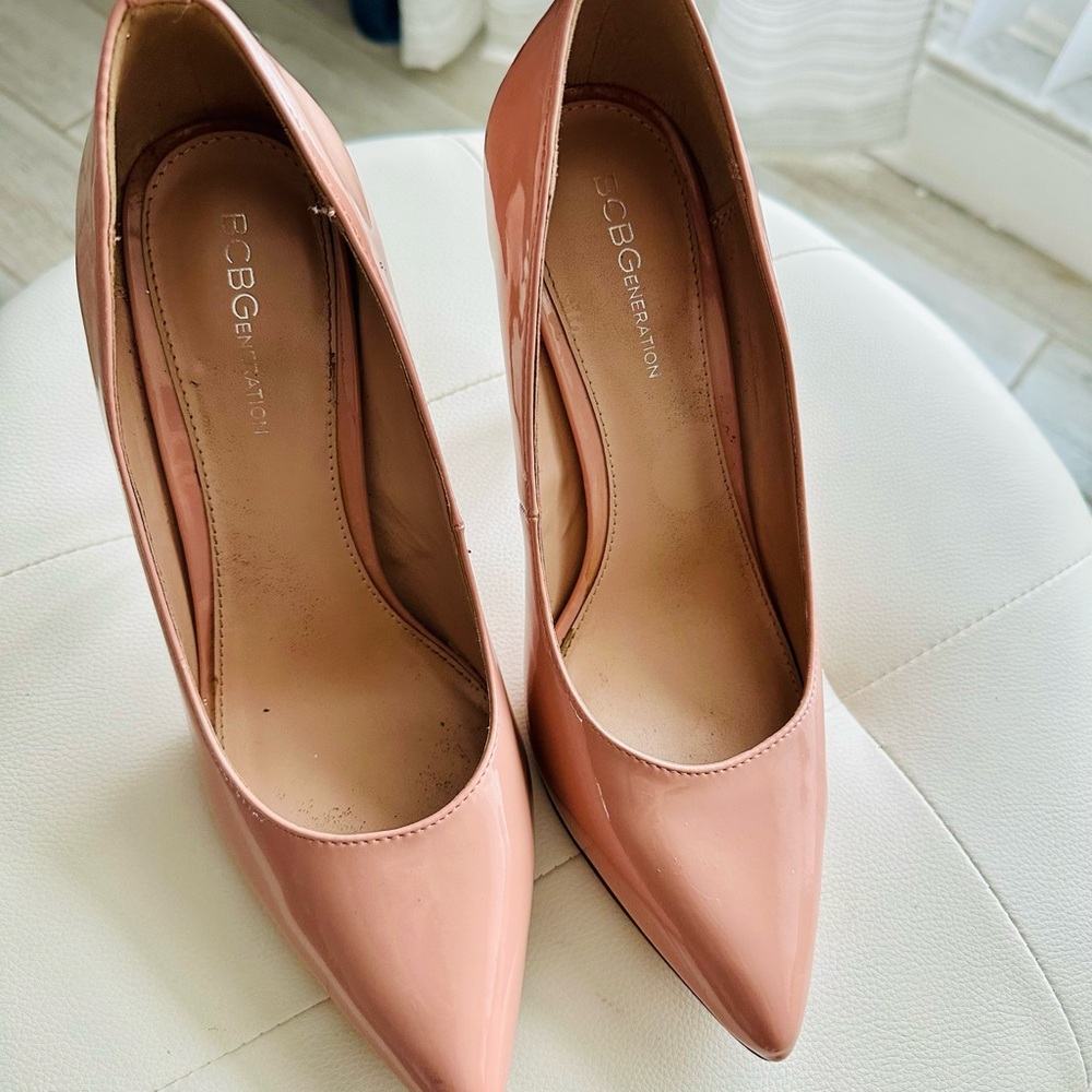 BCBGeneration Blush Pink Heels
